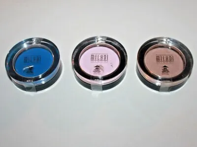 Milani Powder Eyeshadow #03 ;#08 & #09 Lot Of 3 Sealed  • $15.99