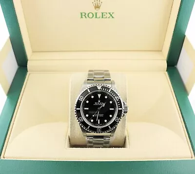 2007 Rolex Submariner 14060M Black Dial 2 Liner SS Oyster No Papers 40mm • $7950