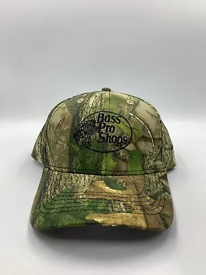 Bass Pro Shop Snapback Fishing Cap In Camo Woodland Green. • £35