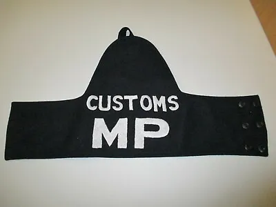 B3488 Vietnam Era Armband Customs MP Military Police Wool IR8T • $37