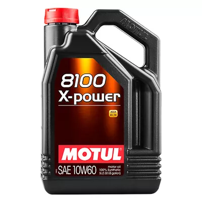 Motul 106144 8100 X-Power 10W60 5 Liter - Motul 10W60 X-Power - 106144 • $51.93