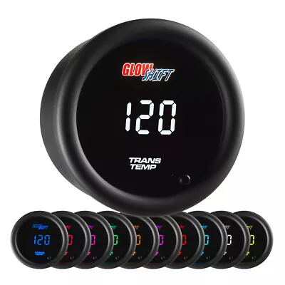 GlowShift 10 Color Digital Transmission Temperature Gauge • $66.99