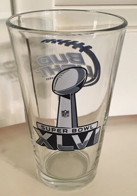 $1 • Buy Superbowl XLVI Bud Light Pint Glass