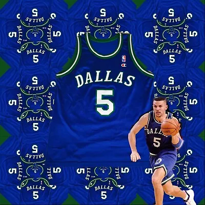 Jason Kidd Dallas Mavs Mavericks Vintage Champion Jersey NBA Away 90s 44 M USED • $38.99