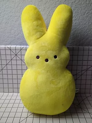 Peeps Big Yellow Plush Stuffed Bunny Marshmallow Plushie Easter 17 Inches • $12.55
