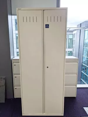 £160 • Buy Bisley Systemfile Two Door Ventilated Coat Cupboard