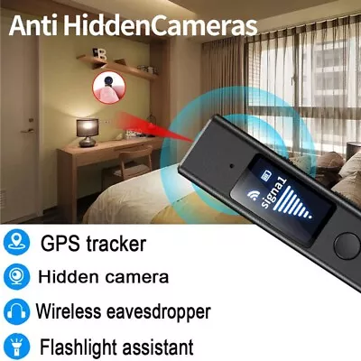 Anti Spy Bug Hidden Camera Detector GPS Tracker Finder Scanner Device Hotel Car • $64.50