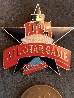 1985 Minnesota Twins  MLB ALL-STAR GAME Metrodome Lapel Hat Pin • $6.99