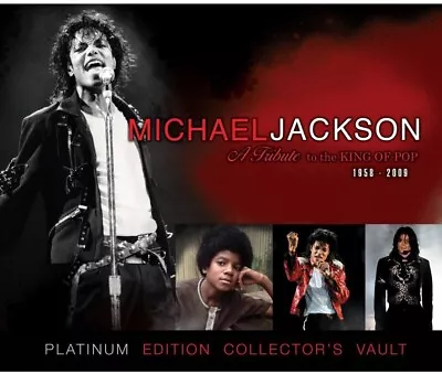 Michael Jackson Platinum Edition Collector's Vault Hard Cover Tribute Book - NEW • $62.16