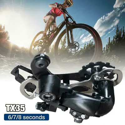 Shimano Tourney TX35 6/7/8 Speed Direct Mount MTB Road Bike Rear Derailleur US • $14.98