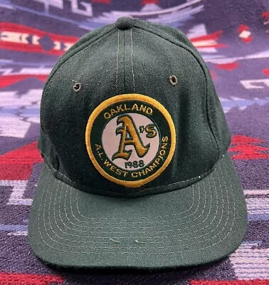 1988 Champions Oakland Athletics A’s MLB Sports Specialties Hat Cap Vintage 90s • $199.99