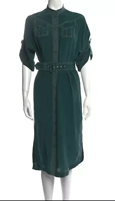Zimmermann Silk Utility Midi Dress Size 1 • $95