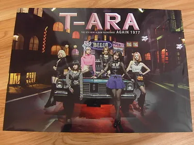 T-ara - Again 1977 (2 Sided) [original Poster] *new* Tiara K-pop • $4.99