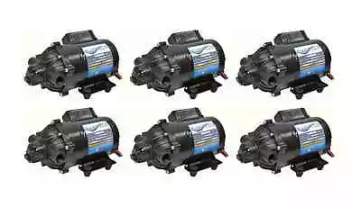£1092.95 • Buy (6) EVERFLO EF7000 12 Volt 7.0 GPM Diaphragm Water Pump 60psi Sprayer, Boat, RV