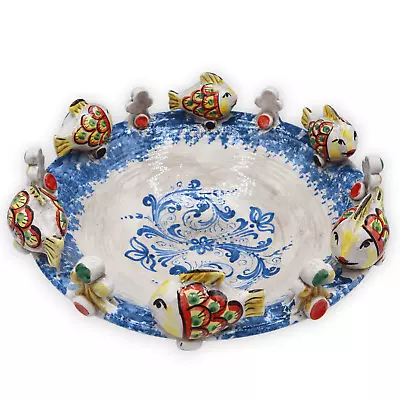 Centerpieces Ceramics Caltagirone With Fishes Turned Parts & Decoration '600 • $192.61