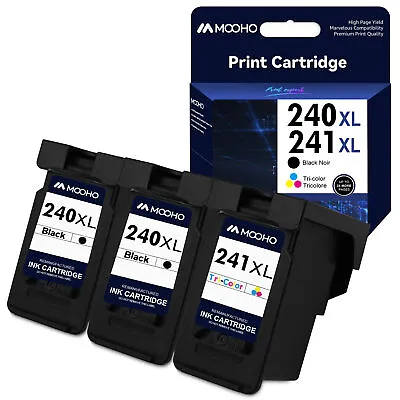 3pk CL 241XL PG 240XL Ink Cartridge Color For Canon MX372 MX392 MX432 MX472 • $49.88