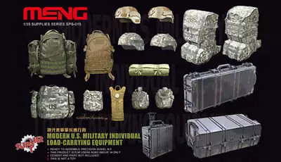 Meng Model SPS-015 1:35 Modern U.S. Military Individual Load Carrying Equipment • £8.99