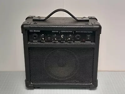 B.B Blaster BB10 10 Watt Guitar Amplifier Amp Black Genuine Tested Working • £17.99