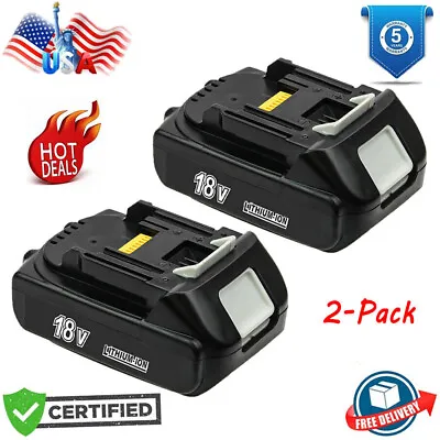 2X FOR Makita BL1815 18 Volt 3.0 Ah Compact Li-Ion Battery BL1820 BL1815N BL1830 • $27.89