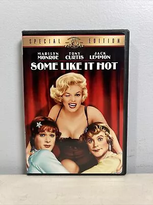 Some Like It Hot (DVD 2001 Special Edition) Marilyn Monroe Tony Curtis Movie • $3.50