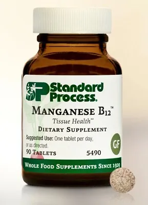Standard Process Manganese B12 ~ The Perfect B12 Supplement 90 Caps NEW Sealed • $20