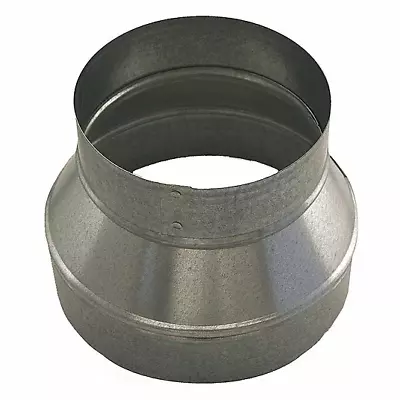 Athena United Duct Reducer - 8 Inch To 6 Inch - 8  To 6  Galvanzied Steel Air • $23.99