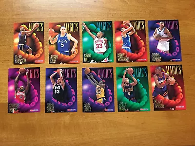 1994-95 NBA Hoops Magic’s All Rookie Team Complete 10 Card Insert Foil Set • $15