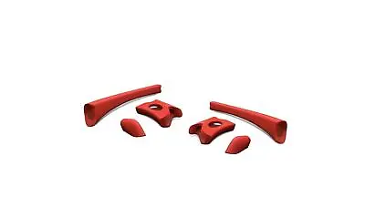 New Oakley Flak Jacket Earsock Nosepiece Kit Set Red 06-214 • $19.95