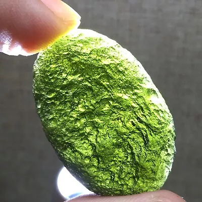 66Ct MOLDAVITE From Czech Republic From Meteorite Impact With Chips • $9.99