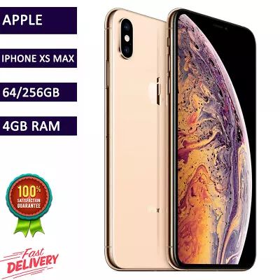 Apple IPHONE XS MAX 4GB RAM 64/256GB 6.5  IOS A12 Hexa-Core 12+12MP AU STOCK • $498