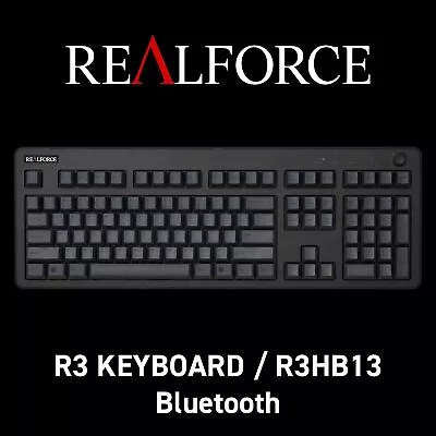 Topre REALFORCE R3 Keyboard R3HB13 Bluetooth 5.0 USB US ANSI 30g Black Dark Gray • $535.76