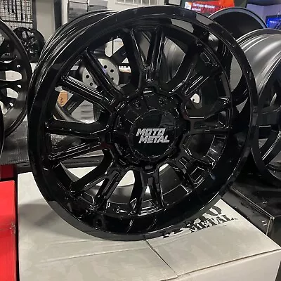 4 Moto Metal MO810 Legacy 20x9 5x5 /5x5.5  +20mm Gloss Black Wheels Rims • $1175