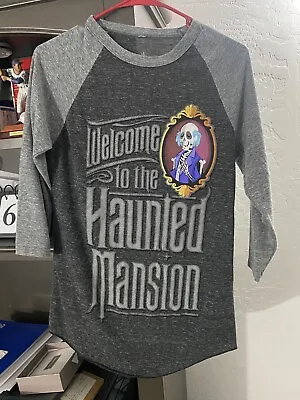 $18 • Buy Disney  Welcome To The Haunted Mansion  Shirt 3/4 Sleeve S Unisex