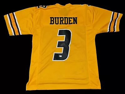 Luther Burden Iii Missouri Tigers Yellow Jersey Wide Receiver Mizzou Jsa 2 • $149.99