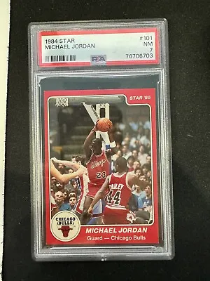 1984 Star 101 Michael Jordan PSA 7 + PWCC “S” • $45000