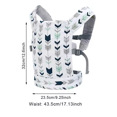 Girls Front Back Carrying Adjustable Strap Baby Doll Carrier Gift 2-6 Years Old • $32.09