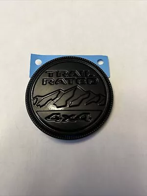 $14.99 • Buy JEEP GLADIATOR WRANGLER Right Or Left Black Trail Rated Badge NEW OEM MOPAR