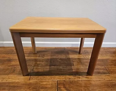 Mid Century Vejle Stole Mobelfabrik Danish Side  End Table  • $325