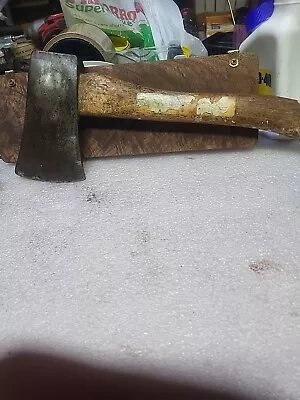 Unmarked Vintage Single Bit Axe Hatchet Camp Axe 1lb 13oz 14  • $19