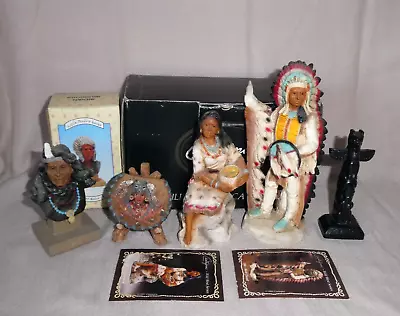 Native American Indian Castagna Figurines & Other Pieces ( Totem Pole Warrior • £28