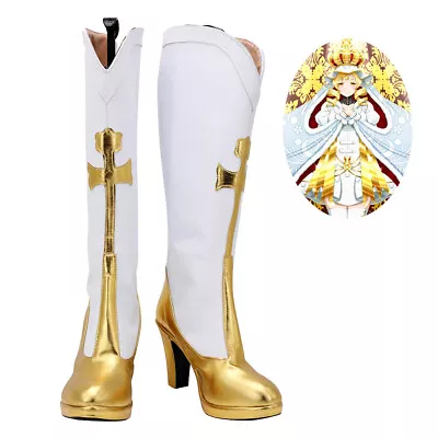 Puella Magi Madoka Magica Side Story Mami Tomoe Shoes Cosplay Women Boots • $74.89