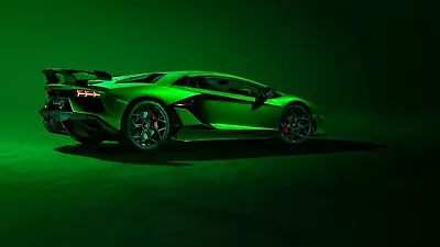 Lamborghini Green High Quality Poster Choose Your Size A4 A3 And A2 Poster Only • $22.70