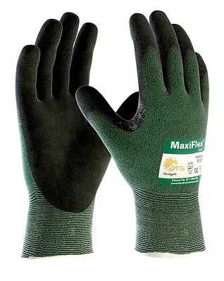 12 X MaxiFlex 34-8743 Cut Resistant Level 3 Glove Premium Nitrile Coated Palm • £90.49