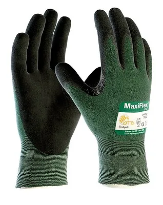 6 X MaxiFlex 34-8743 Cut Resistant Level 3 Glove Premium Nitrile Coated Palm • £46.75