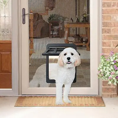 £49.42 • Buy Dog Cat Flap Door For Sliding Glass Doors With 4 Ways Lock Window Gate Pet