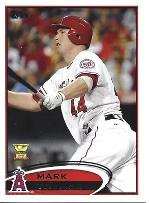 2012 Topps Rookie Gold Cup Baseball Card #106 Mark Trumbo Los Angeles Angels • $1
