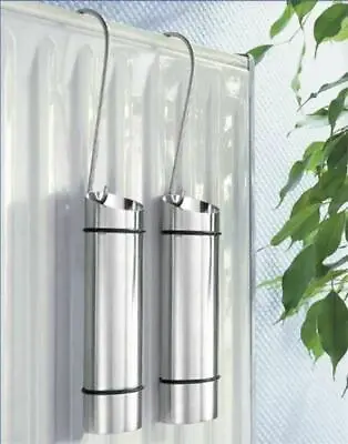 £7.40 • Buy 2x Stainless Steel Radiator Hanging Humidifier Dry Air Moisture Humidity Control