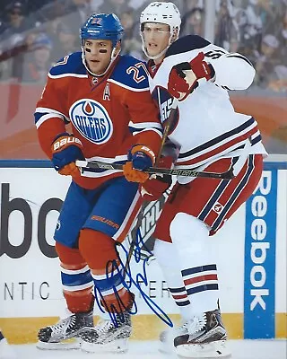 Milan Lucic Signed 8x10 Photo Edmonton Oilers Heritage Classic Autographed COA • $10.92