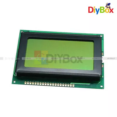 5V 12864 Yellow Green LCD Display 128x64 1602LCD IIC/I2C/SPI Serial For Arduino • $9.66