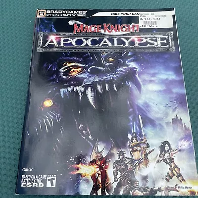 Mage Knight: Apocalypse By Brady Games Staff (2006 Trade Paperback) • $29.95